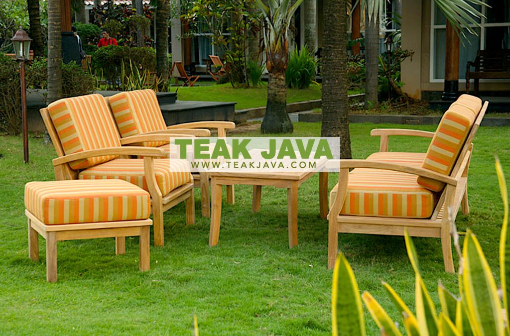 Teak Deep Seating High-end Quality With Sunbrella Fabrics