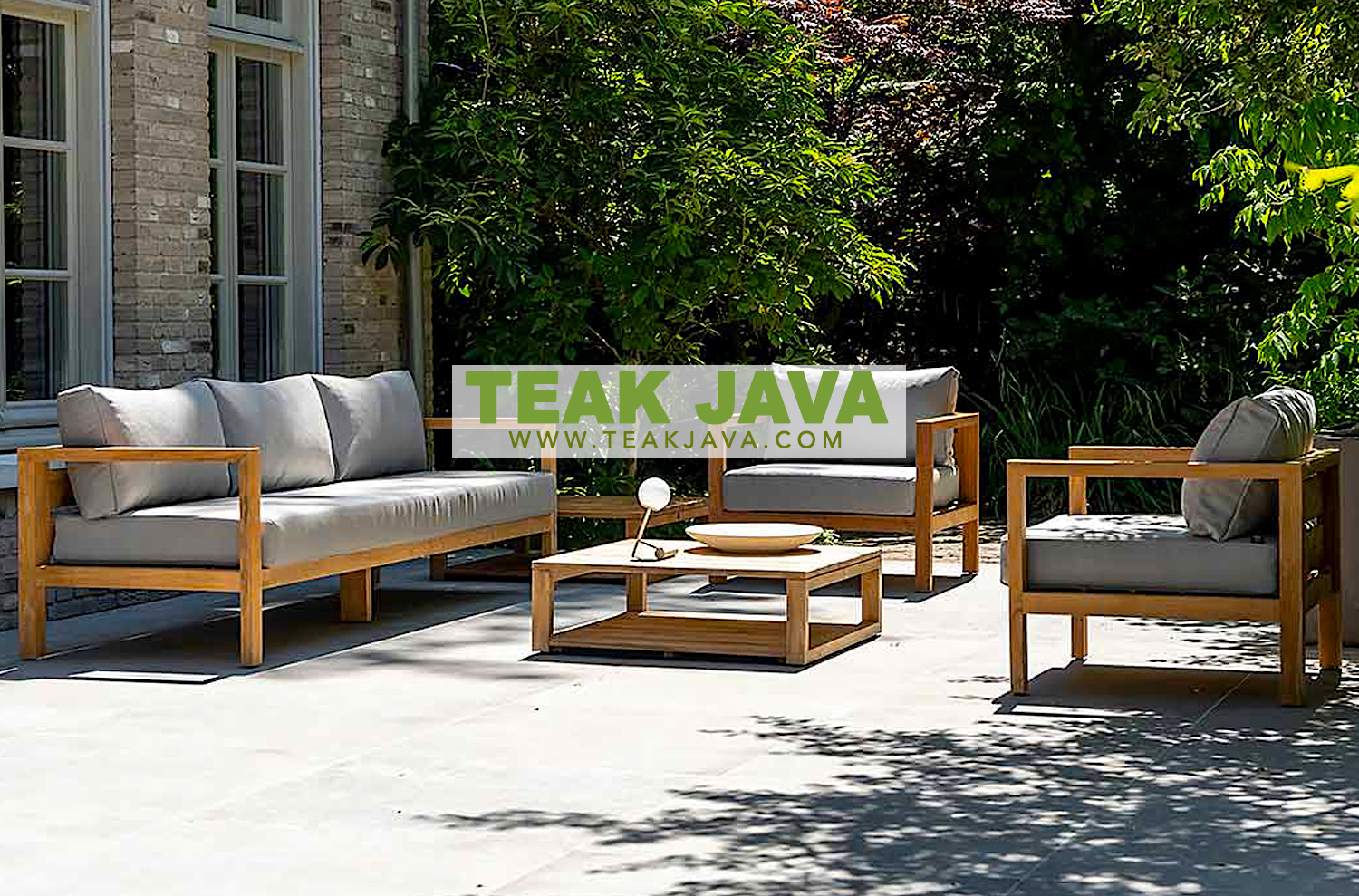 High class teak deep seating furniture manufacturer Indonesia